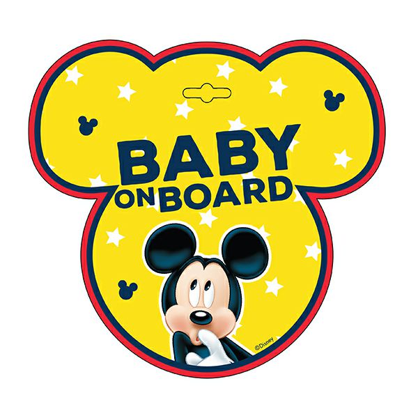 Naljepnica za auto Beba u autu Mickey