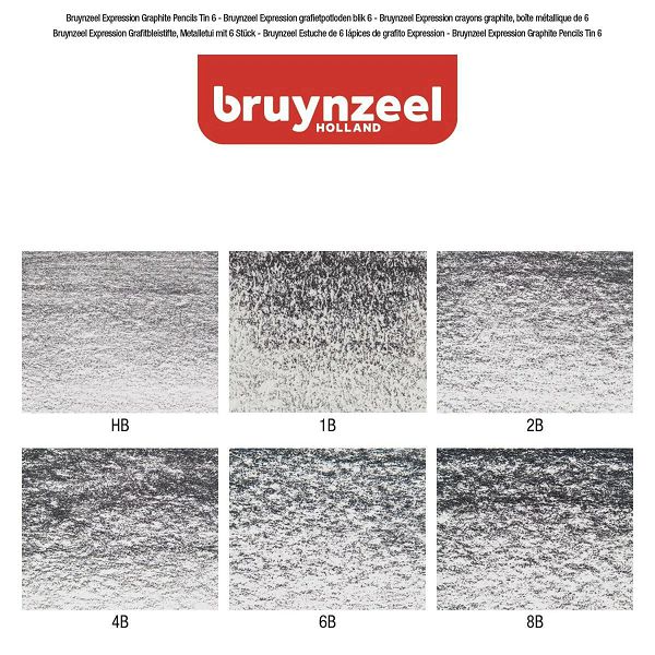 Olovka drvena Bruynzeel Expression Graphite 6/1 424909