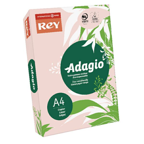 Fotokopirni papir Adagio pastelne boje A4 160gr 250/1 roza