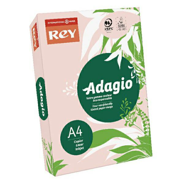 Papir Adagio pastelno rozi A4 80gr 500/1 