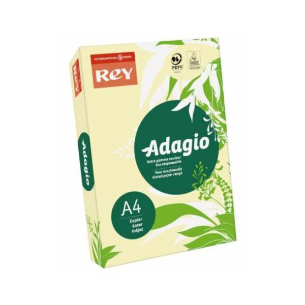 Papir Adagio pastelno žuti A4 80gr 500/1 