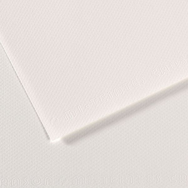 Papir slikarski pastel 50x65cm 160g Canson Mi-Teintes bijeli
