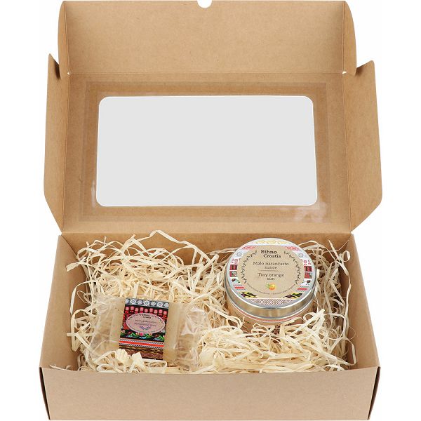 Poklon paket Ethno Croatia Mediteran mirisna svijeća + prirodni sapun 057802