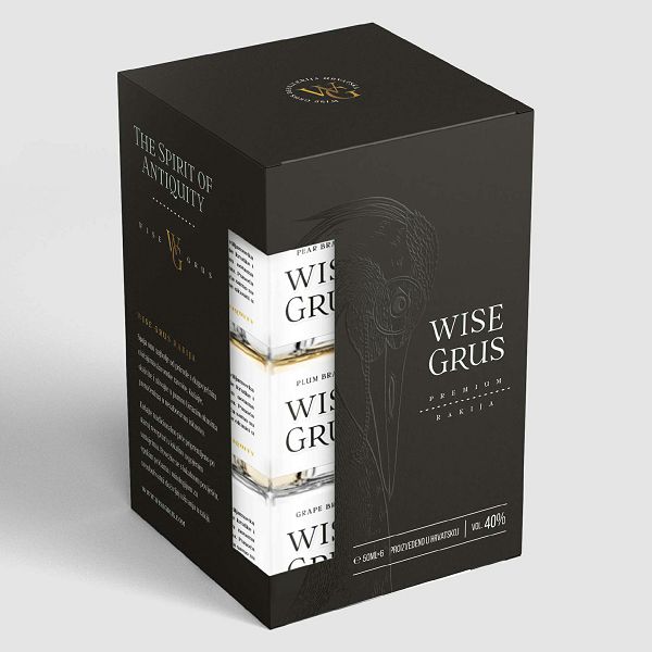 Poklon paket Exclusive 6/1 0.05L + 2 čašice Wise Grus 119070