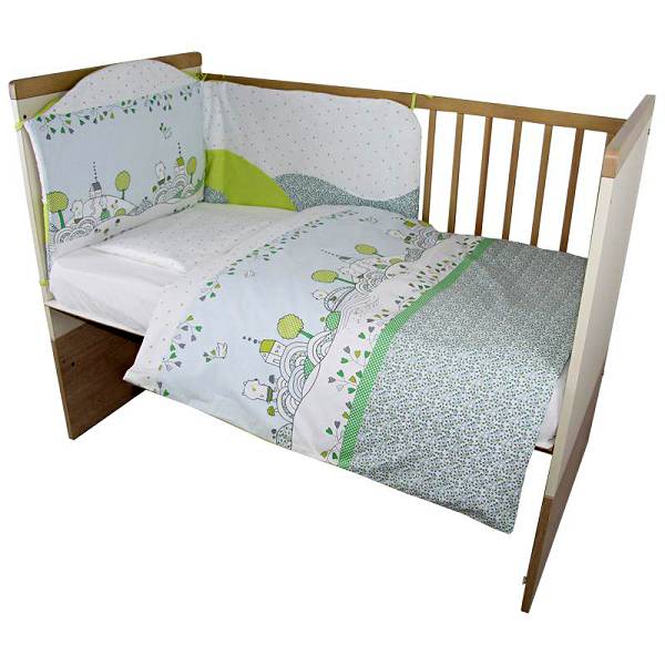 Posteljina za dječji krevetić 6 dijelna Medvjedićev san