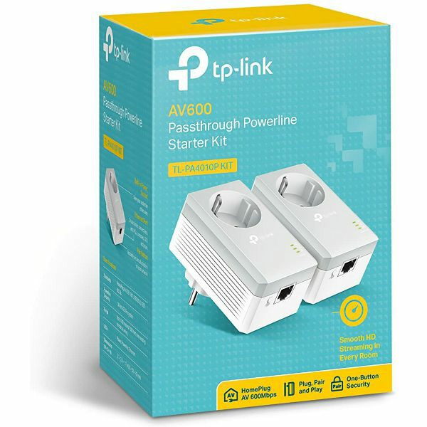 PowerLine adapter TP-Link TLPA4010PKIT, 3kom