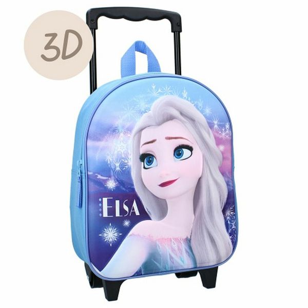 Ruksak Frozen II 3D Elsa na kotačiće,plavi Vadobag 785-2588 286986