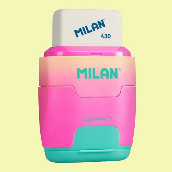 Šiljilo Milan Compact Sunset dvostruko s gumicom P16 080046 4motiva