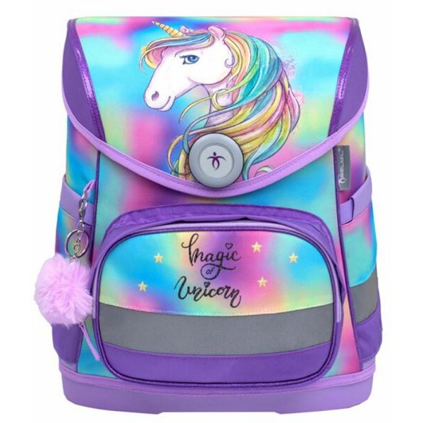 Školska torba Belmil Compact 405-41/AG-6 anatomska Unicorn Rainbow Color 855857