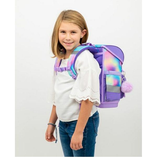 Školska torba Belmil Compact 405-41/AG-6 anatomska Unicorn Rainbow Color 855857