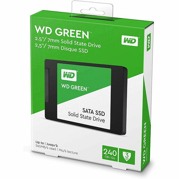 SOLID STATE DRIVE SSD Western Digital 2.5", 240GB, 545/460 MBs