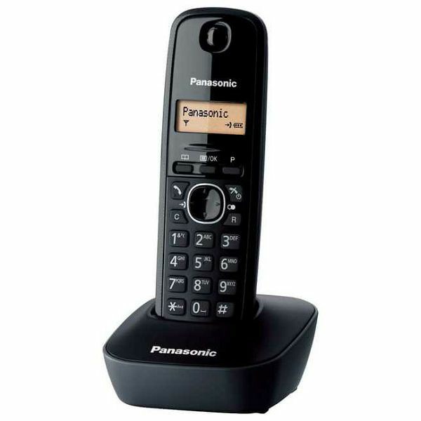 TELEFON bežični PANASONIC KX-TG 1611H/R crni