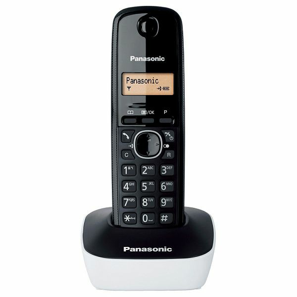 TELEFON bežični PANASONIC KX-TG 1611H/R crni/bijeli