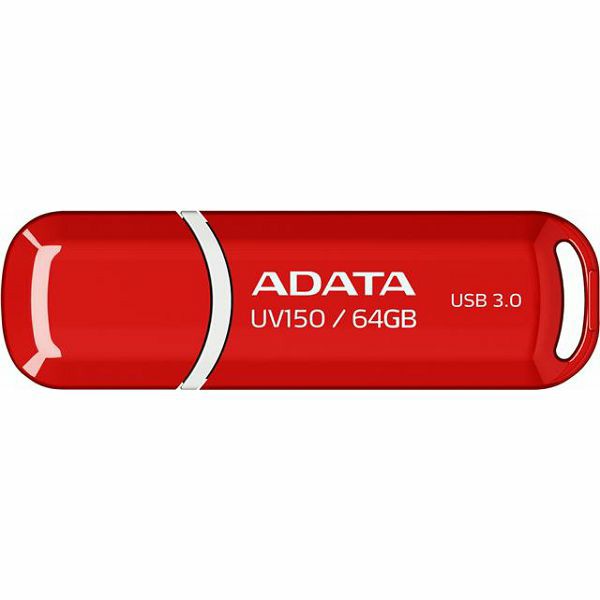 USB MEMORY STICK 64GB Adata UV150, USB 3.1 crveni